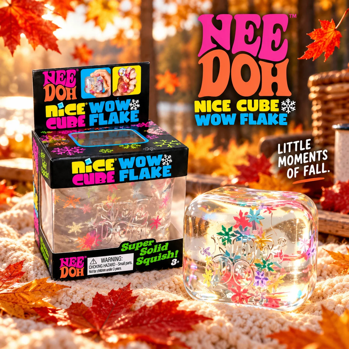 NEEDOH Nice Cube Wow Flake Snowflake Squishy Fidget Toy