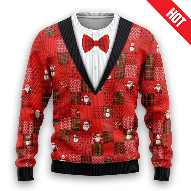 3d Pullover Ugly Christmas Sweaters