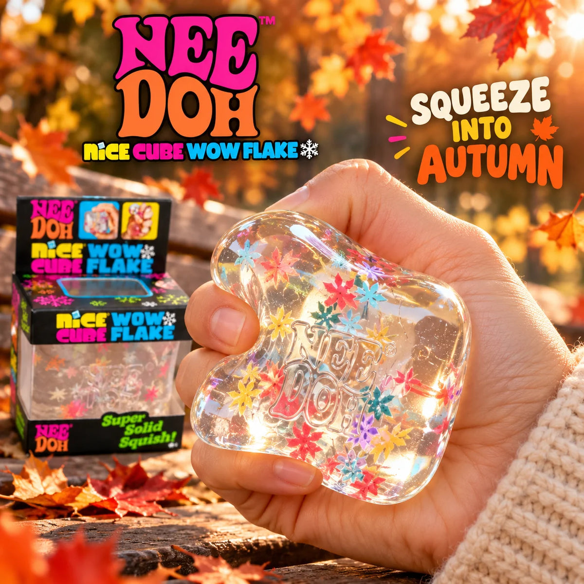 NEEDOH Nice Cube Wow Flake Snowflake Squishy Fidget Toy