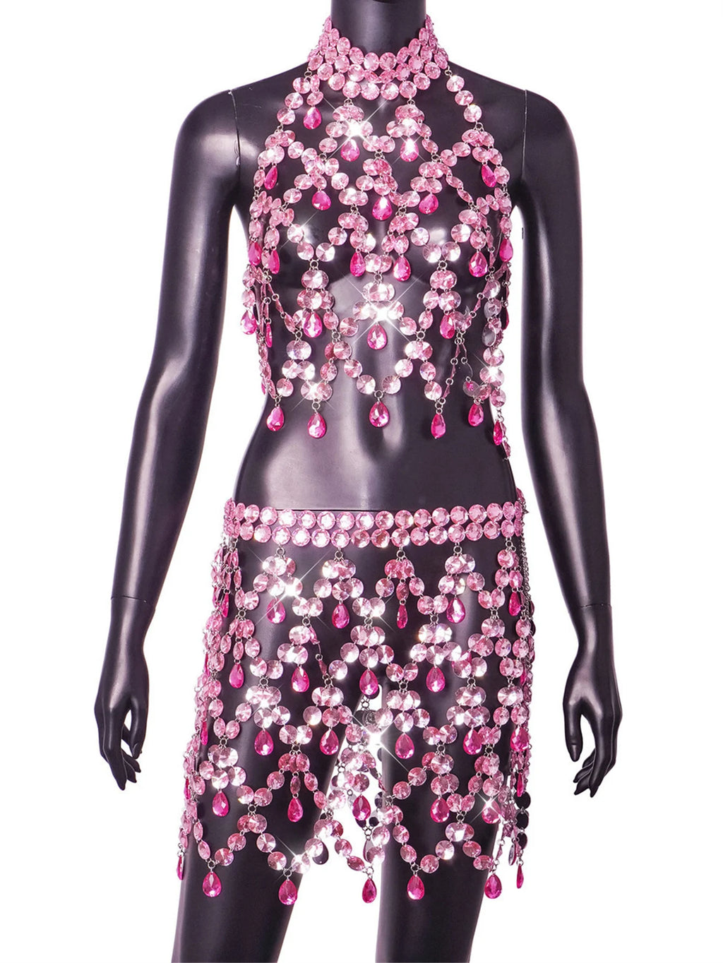 Sheer 2-Piece Rave Dress