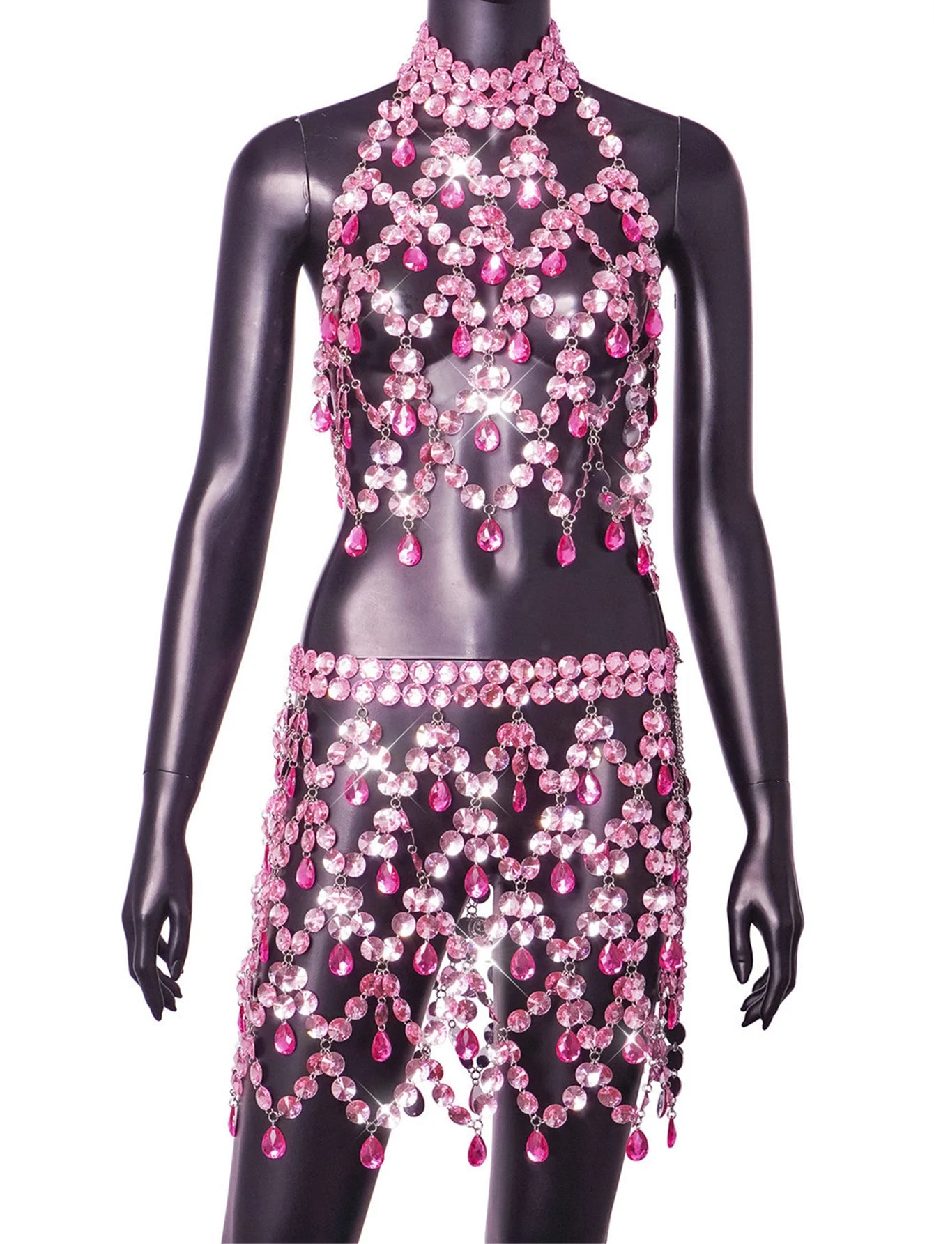 Sheer 2-Piece Rave Dress