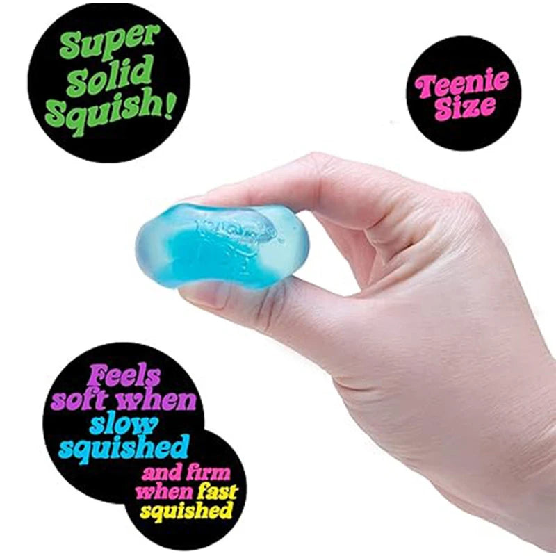 Needoh Nice Cube Sensory Squeezing Toy Cube for Stress relief and Fingertip Release Toy Dr. Pepper style and more.