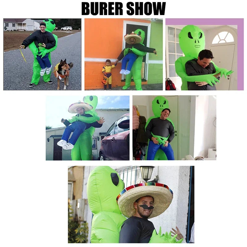 ET-Aliens Inflatable Costume  Cosplay for Adults and Kids