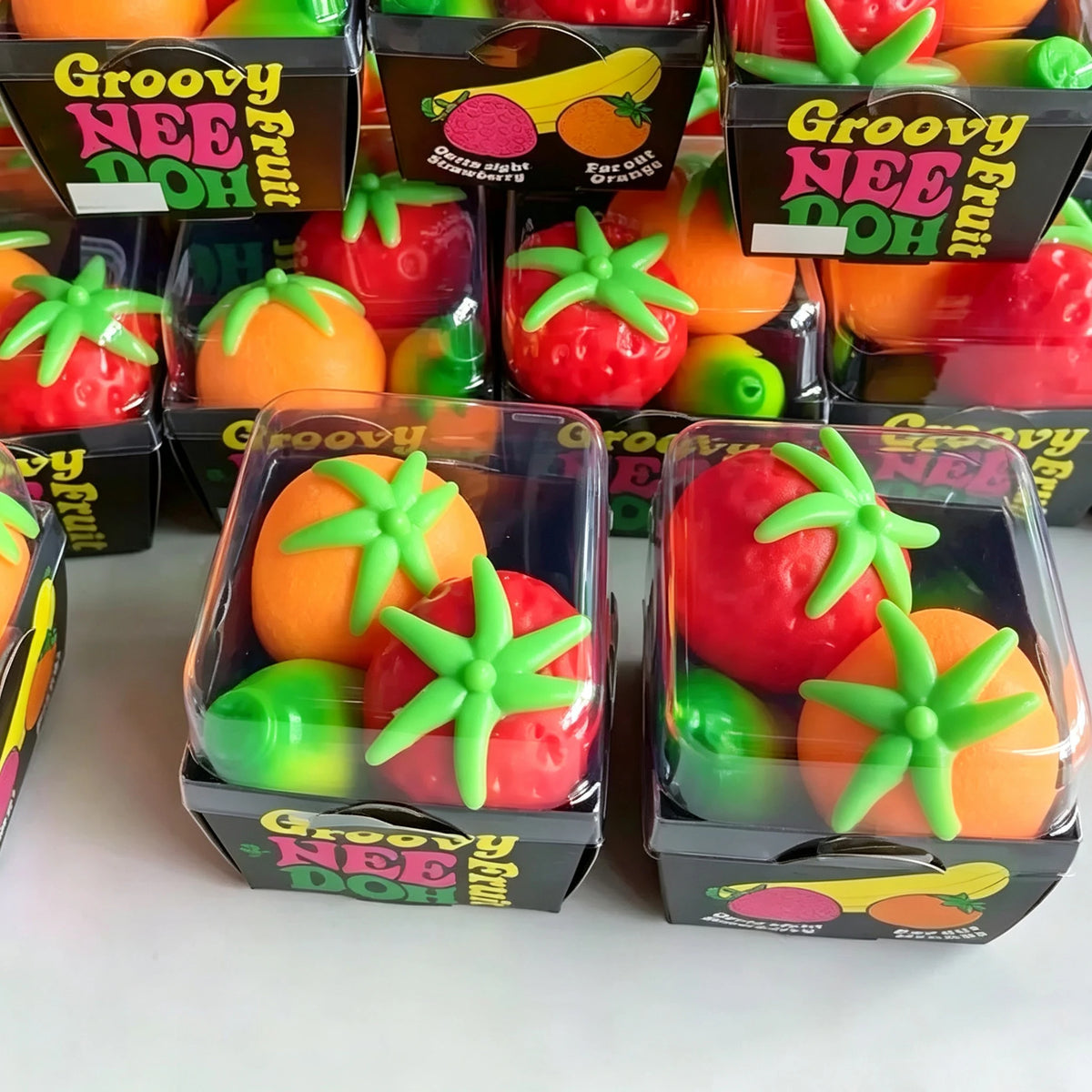 Nee Doh Fruit Squishy adult Toy