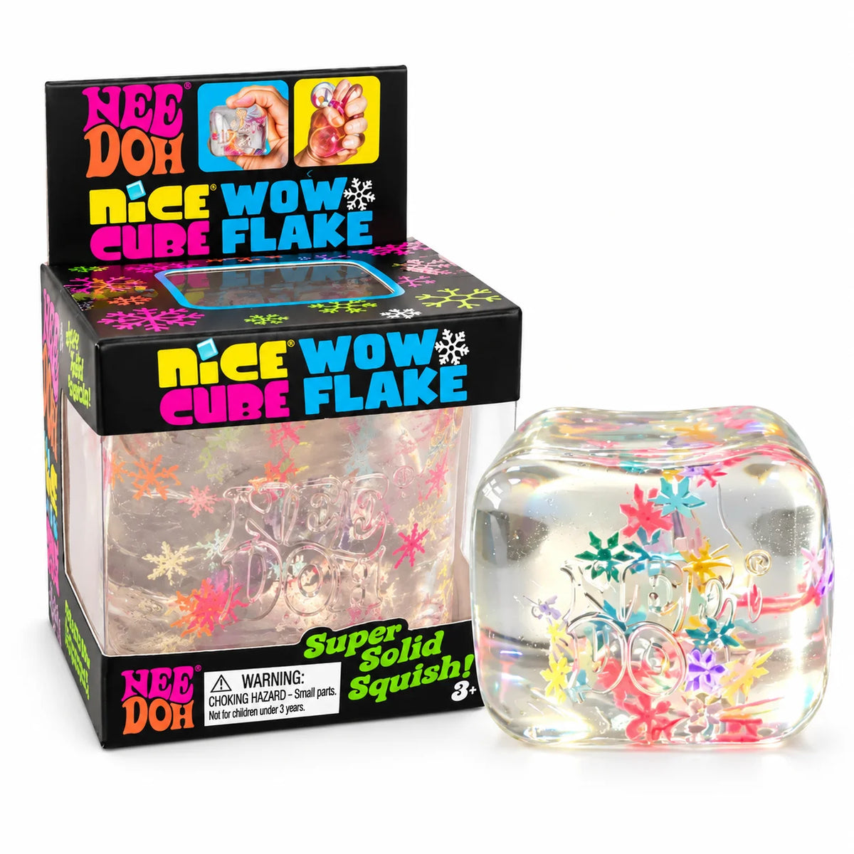 NEEDOH Nice Cube Wow Flake Snowflake Squishy Fidget Toy