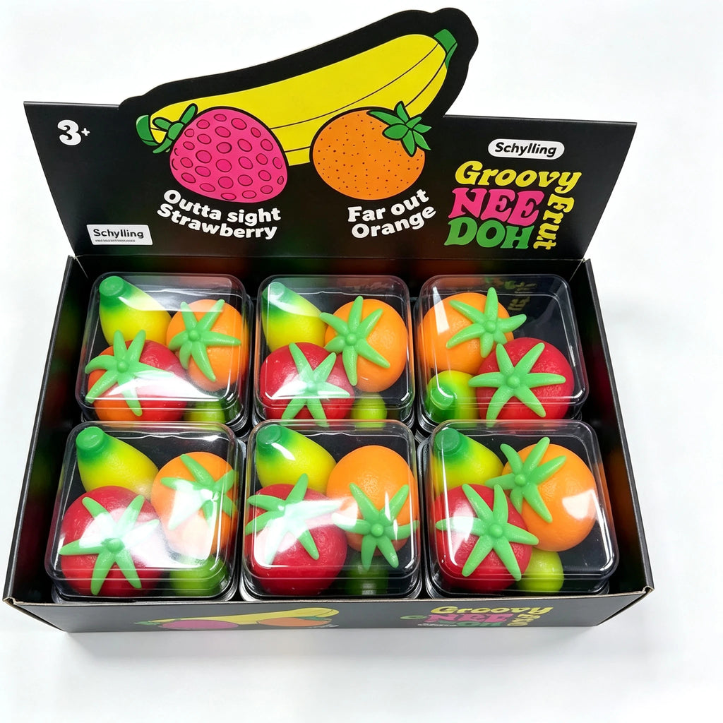 Nee Doh Fruit Squishy adult Toy
