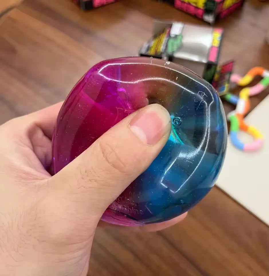 Schylling NeeDoh Rainbow Cube Squishy