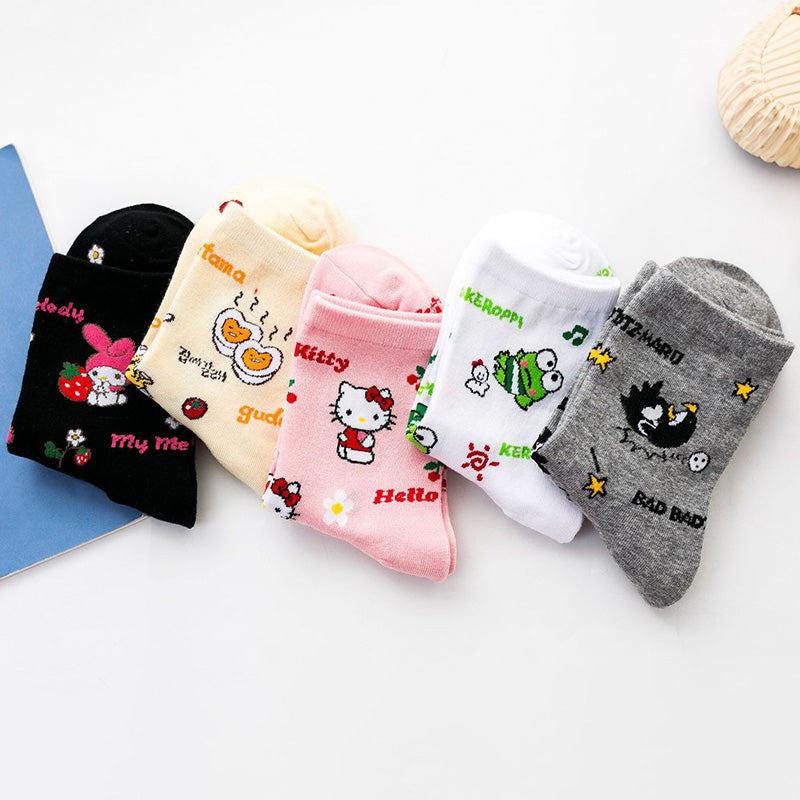 Sanrio Character Crew Socks Set